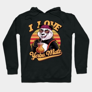 I Love Yerba Mate, Panda Hoodie